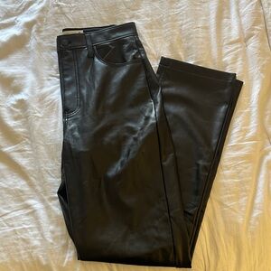 Abercrombie & Fitch Curve Love Leather pants